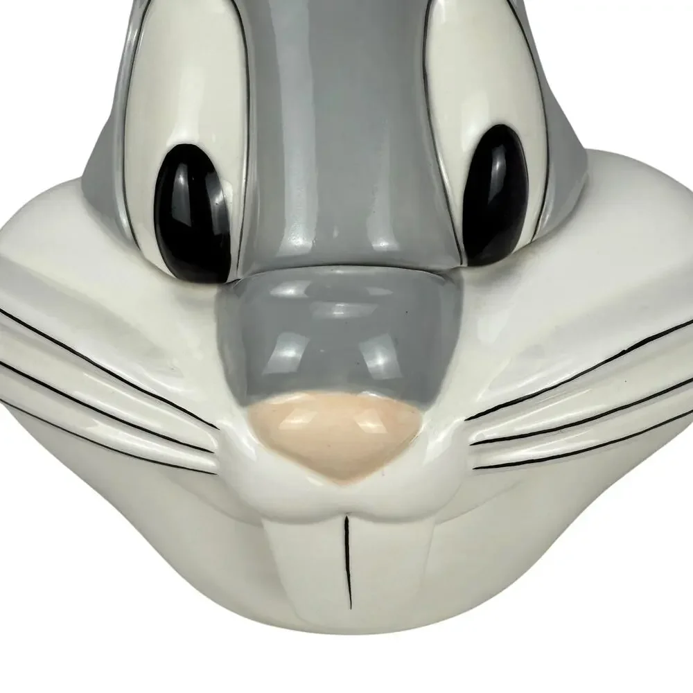 vintage 1990s Warner Bros. Looney Tunes Bugs Bunny ceramic cookie jar